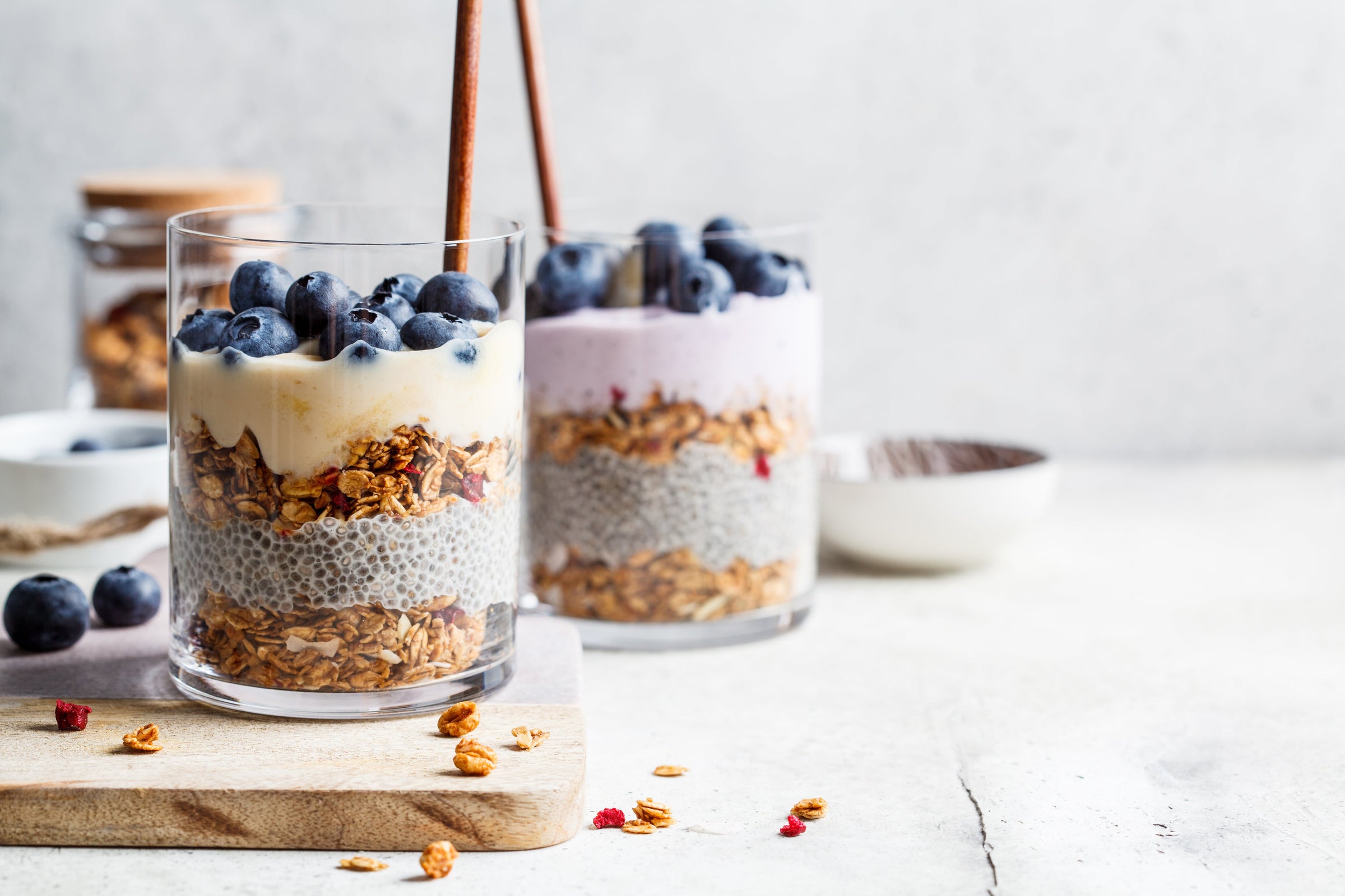 Berry Parfaits with Homemade Granola